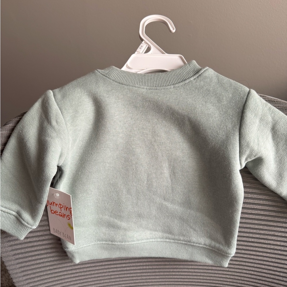 Kohl's Mint Green "Little Nugget" Kids Crewneck Sweatshirt - Picture 2 of 2